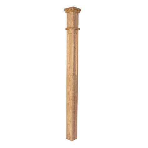 step up box newel post